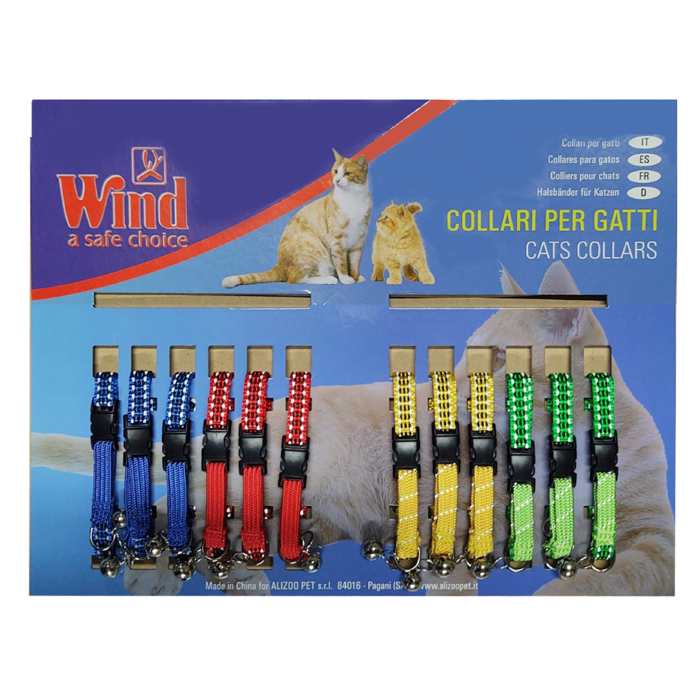 Cartella da 12 collari gatto Gaia