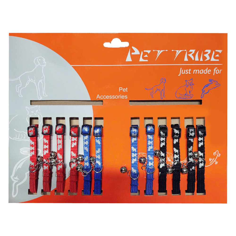 Cartella da 12 collari gatto Stella