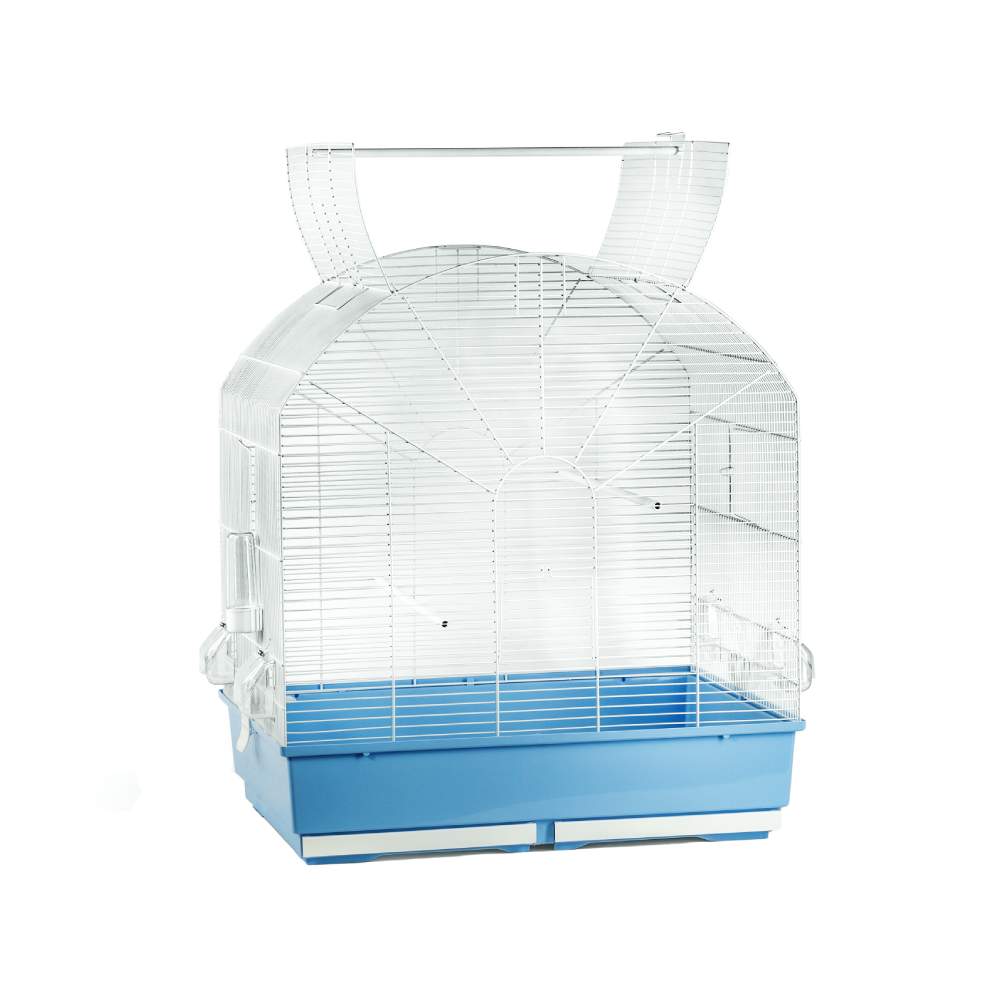 Gabbia Gabry bianca e azzurra