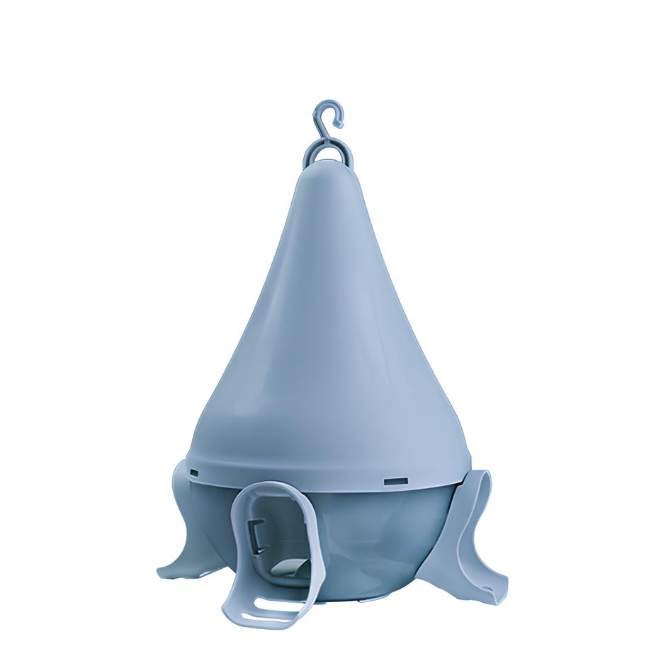 Mangiatoia Kiku per semi blu