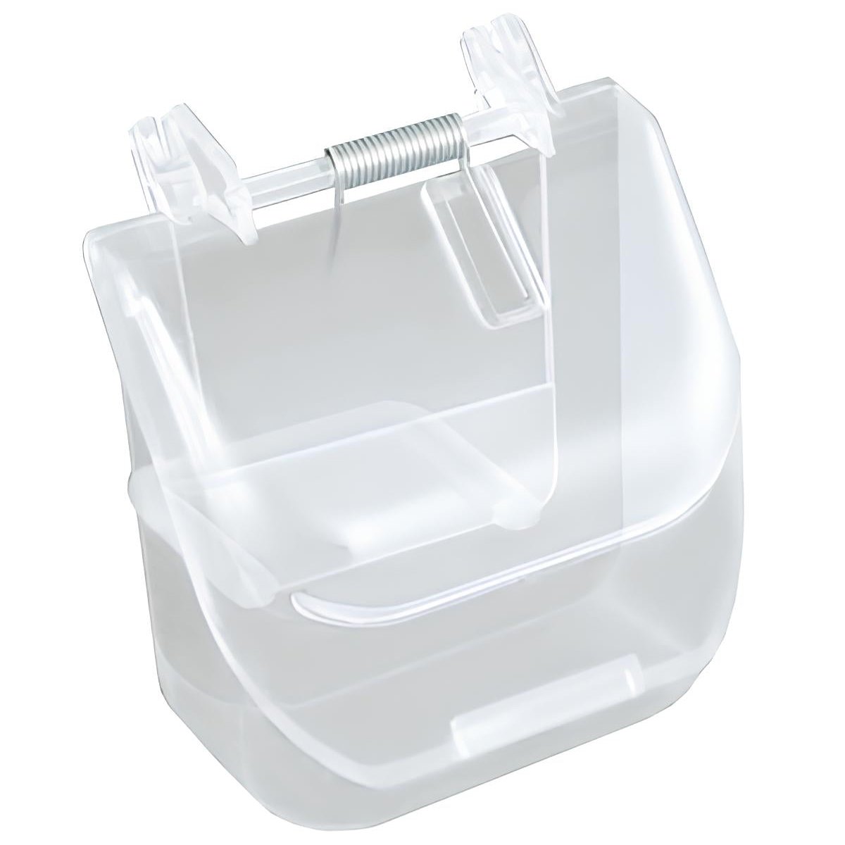 Mangiatoia trasparente con coperchio