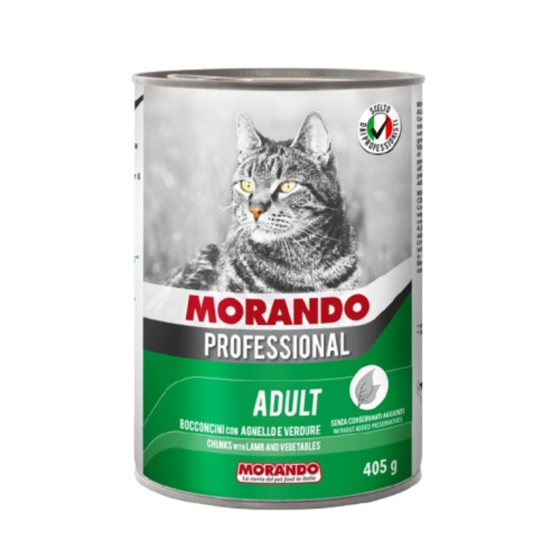 Morando Professional Bocconcini Gatto Adult con Agnello e Verdure