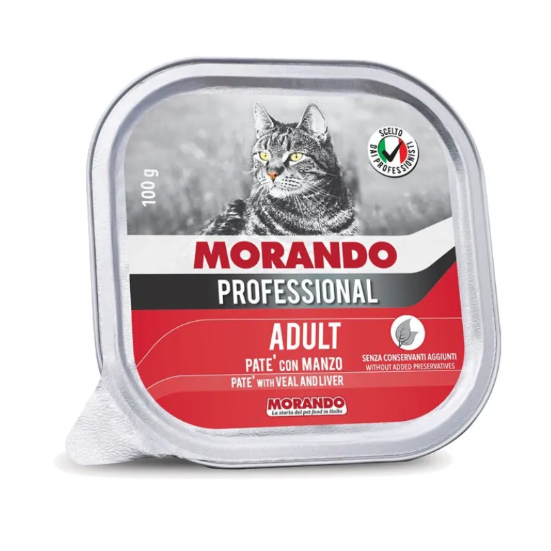 Morando Professional Patè Gatto Adult con Manzo