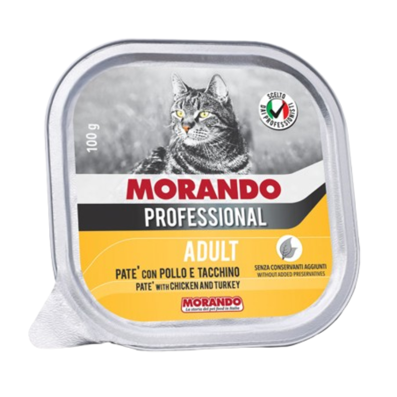 Morando Professional Patè Gatto Adult con Pollo e Tacchino