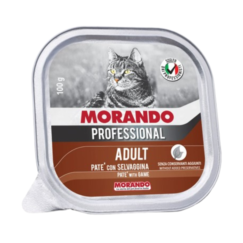 Morando Professional Patè Gatto Adult con Selvaggina