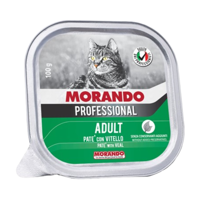 Morando Professional Patè Gatto Adult con Vitello