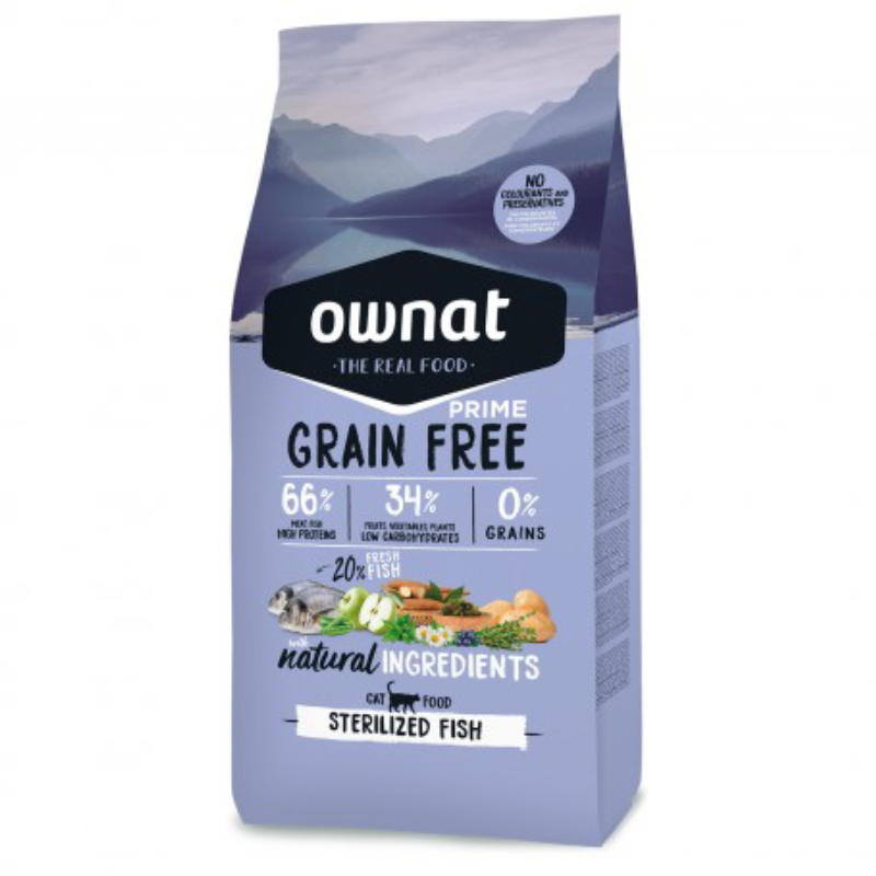 Ownat Grain Free Prime Sterilized Fish