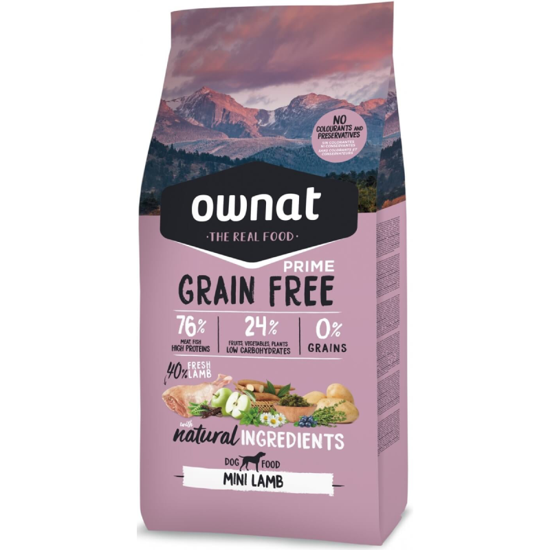 Ownat Prime Grain Free Mini Lamb
