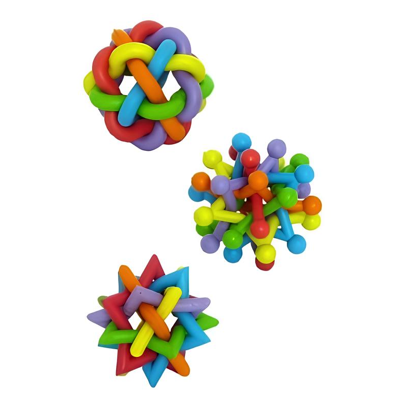 Palla in gomma multicolor