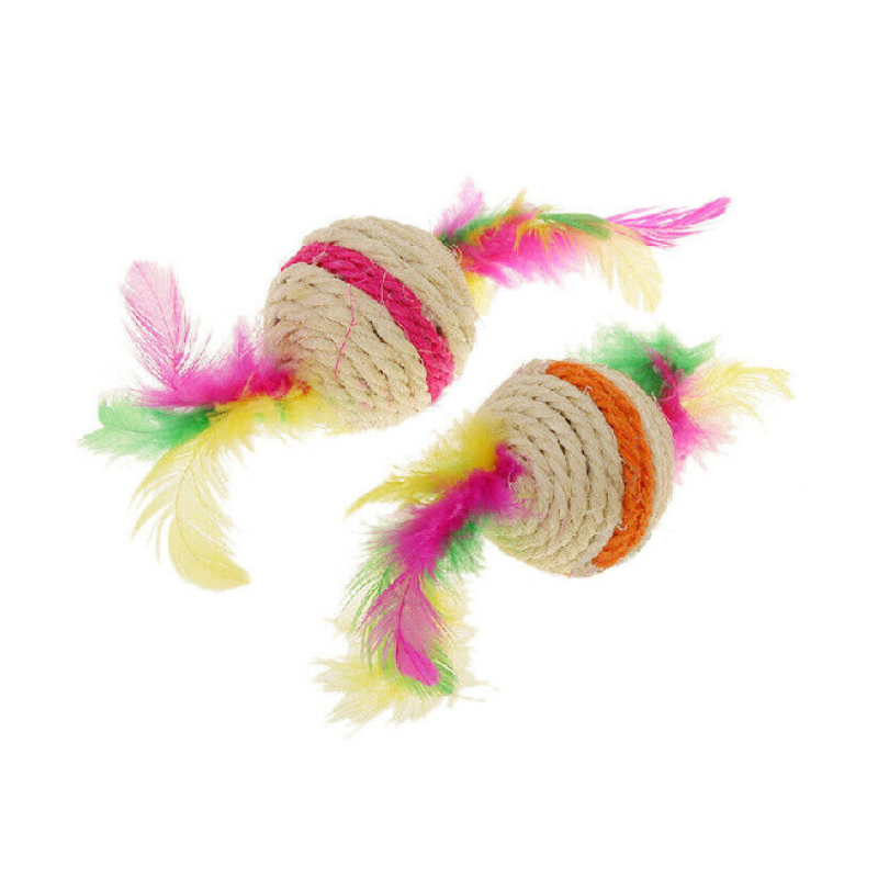 Palle Sisal con Piume