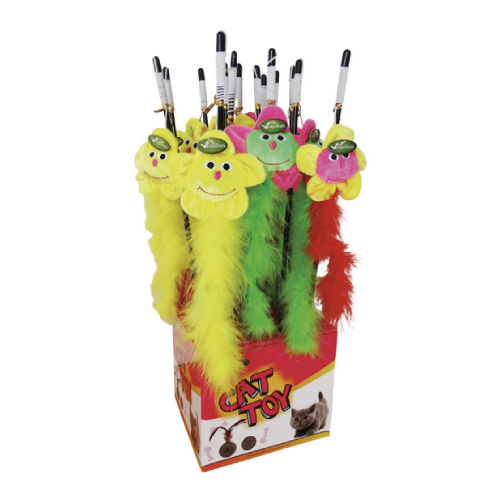 Papillon Canna Pesca con Girasole