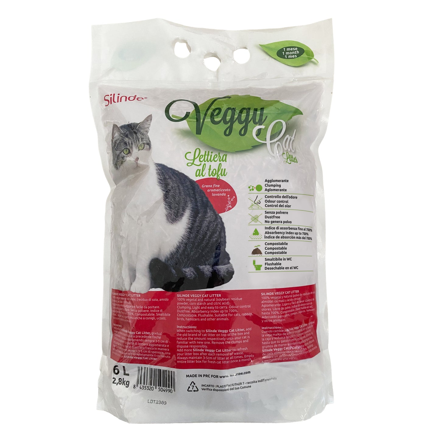 VeggyCat Lettiera 100% Vegana Lavanda
