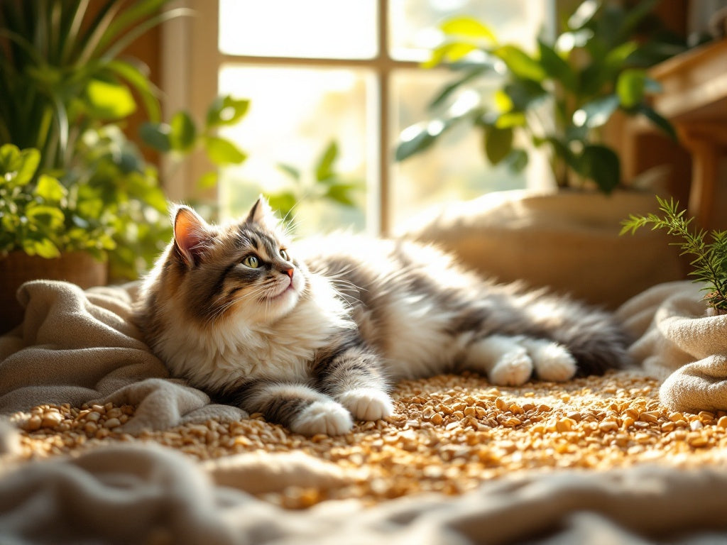 "Rivoluziona la Lettiera del Tuo Gatto: Scegli il Pino per Benessere e Sostenibilità"