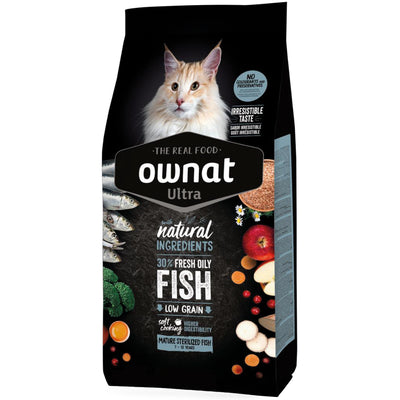 Ownat Ultra Mature Sterilized Fish Cat