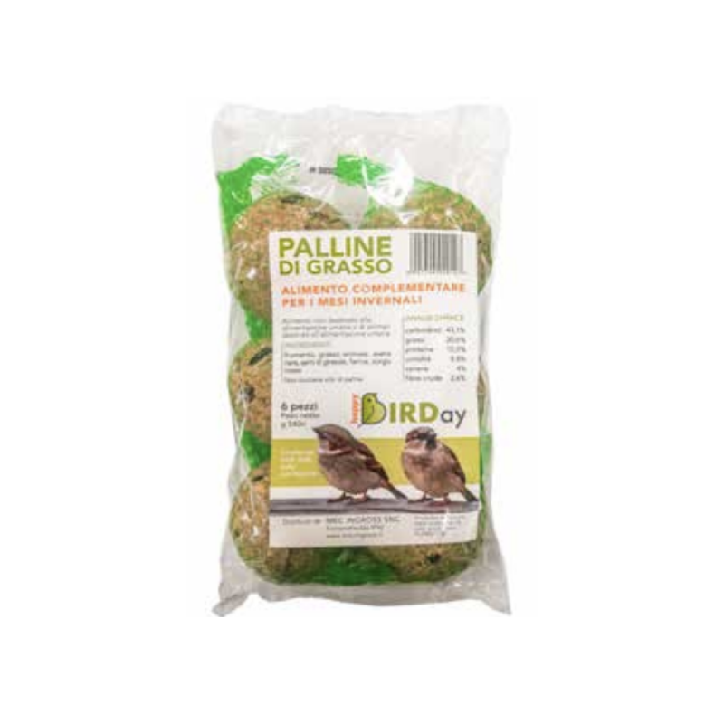 6 palline di grasso