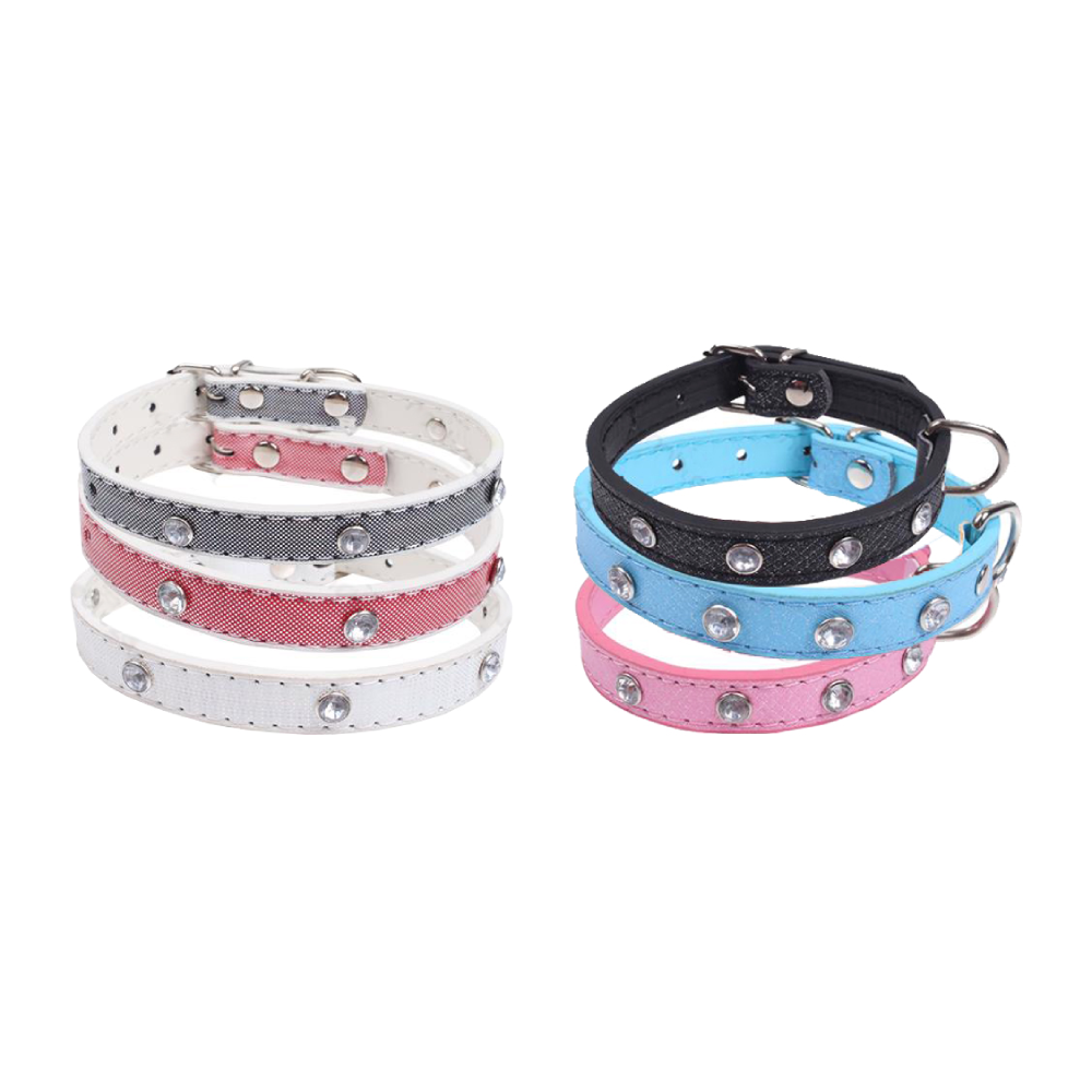 Collare colorato con Diamantini