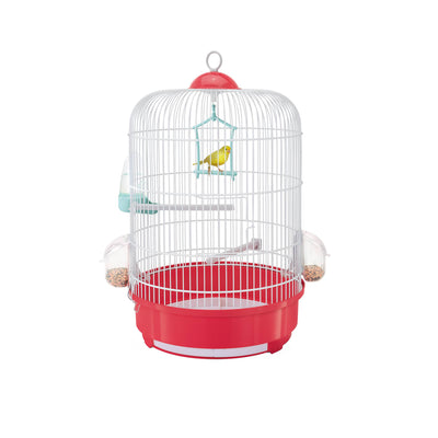 Gabbia Milly bianca e rossa