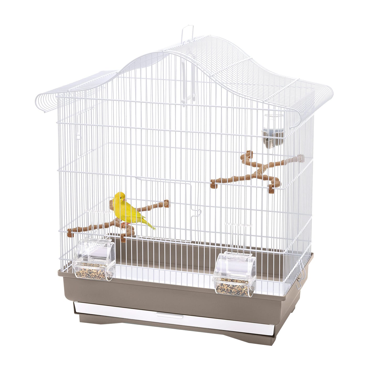 Gabbia Serena bianca e marrone