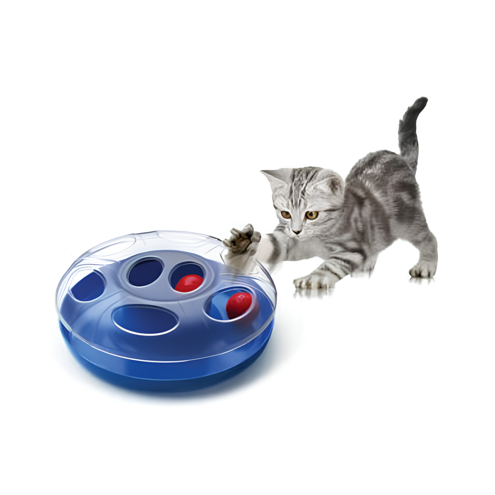Georplast Ufo Gioco Gatti con 2 palline
