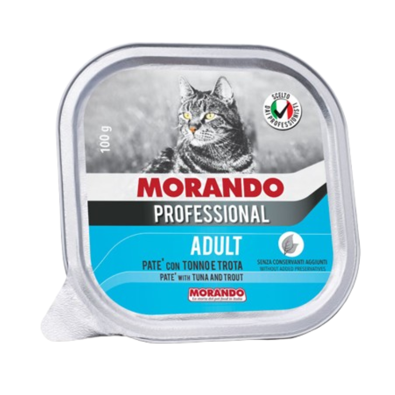 Morando Professional Patè Gatto Adult con Tonno e Trota