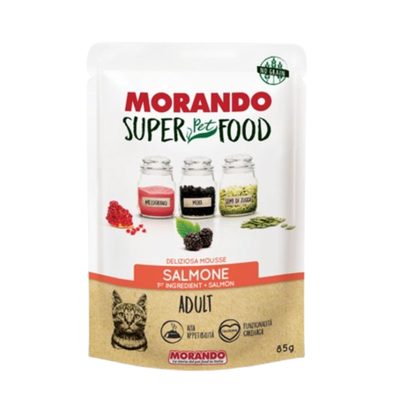 Morando Super Pet Food Mousse Gatto Adult Salmone